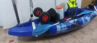 Kayak autovaciable 1 plaza