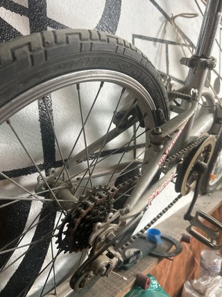 Bicicleta Plegable Boomerang Plata