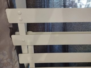 Sillas plegables de metal blancas (2 unidades)