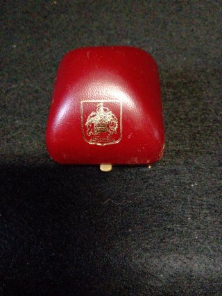 Anillo Plata Antigua Piedras Roja y amarilla