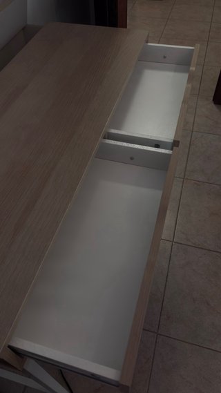 Escritorio Ikea Alex Roble Claro 100x48