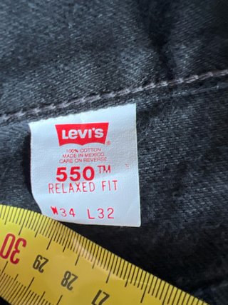 Pantalón Levis 550 Negro Talla 34x32