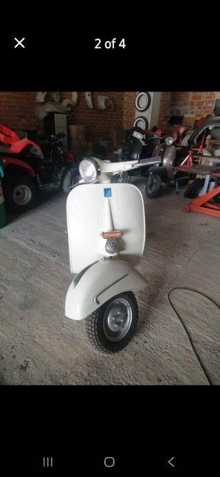 Vespa 125L 1965 Blanca