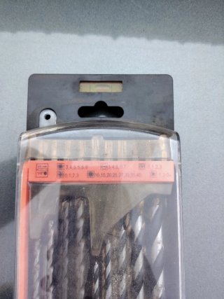Juego de brocas y puntas para taladro con nivel