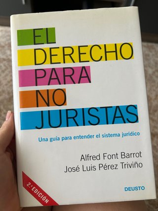 Libro “Derecho para no juristas”