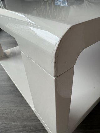 Mesa de centro moderna blanca