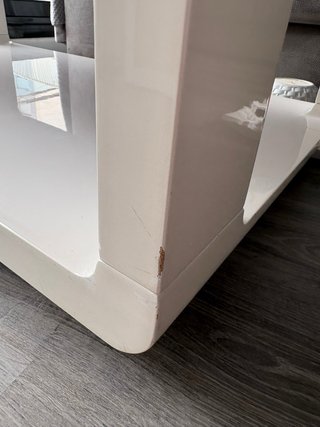 Mesa de centro moderna blanca