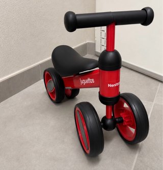 Bicicleta de aprendizaje roja Juguettos