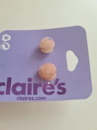 Pendientes Claire's Rosas
