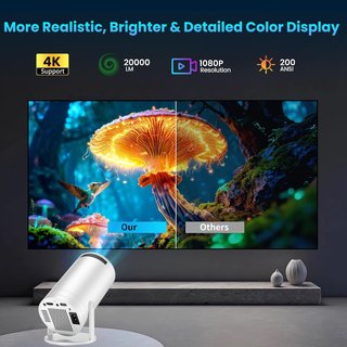 【NUEVO】PROYECTOR 4K WIFI/BLUETOOTH AUTO AJUSTABLE