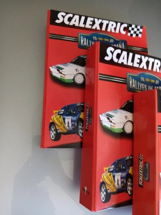 3 Archivadores Scalextric Rallyes de España