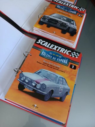 3 Archivadores Scalextric Rallyes de España