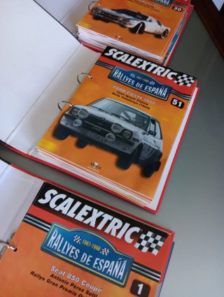 3 Archivadores Scalextric Rallyes de España