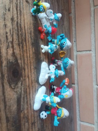Lote de pitufos de 5 a 6cm