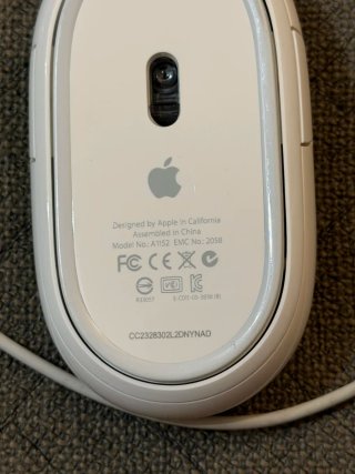 Apple Mighty Mouse A1152 USB Vintage