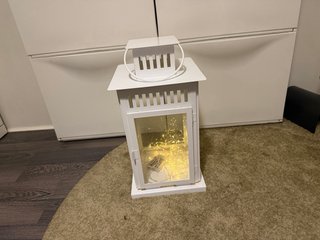 Farolillo vela blanco Ikea Borby