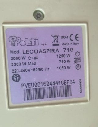 Vaporeta Polti Lecoaspira con set de plancha