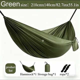 Hamaca Verde 210x140cm