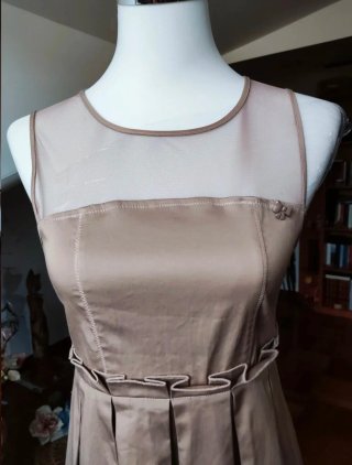 Twin Set vestito donna tortora
