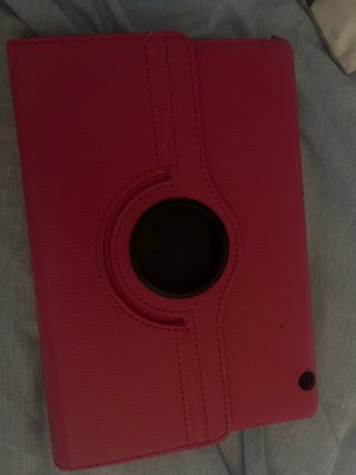 Tablet Huawei Negra con Funda Rosa