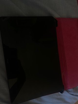 Tablet Huawei Negra con Funda Rosa