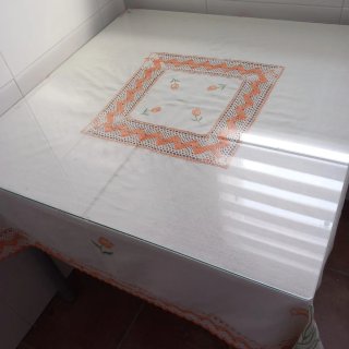 Mesa Camilla Cuadrada Madera y Metal