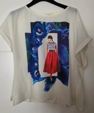 Lote 3 camisetas: blanca, fucsia y beige