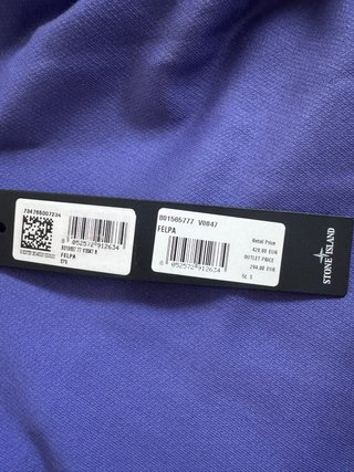 Stone Island Sudadera con Capucha Morada Talla S