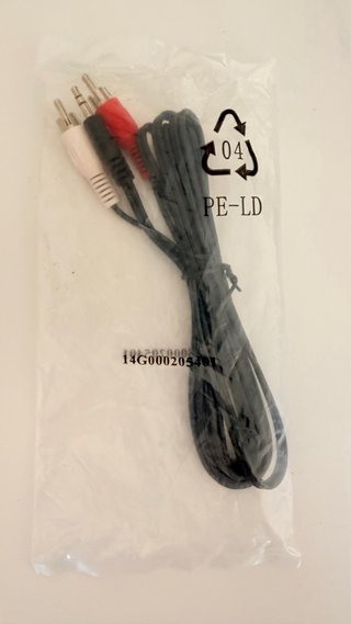 Adaptador Audio 3.5mm a 2x RCA