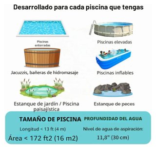 Aspirador Piscina FOTING Batería recargable