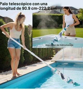 Aspirador Piscina FOTING Batería recargable