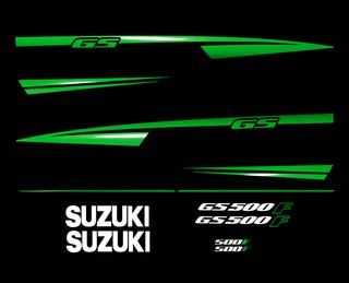 Set pegatinas para moto SUZUKI GS500 F GS 500F