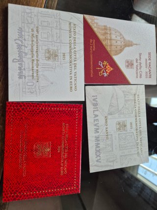 2 Euros Vaticano 2024 y 2025