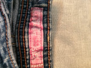 Shorts Levis 518 superlow straight algodón 11 M