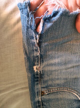 Shorts Levis 518 superlow straight algodón 11 M