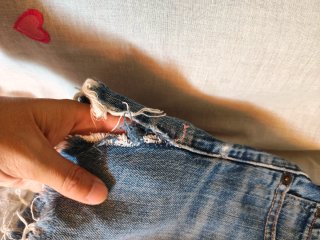 Shorts Levis 518 superlow straight algodón 11 M