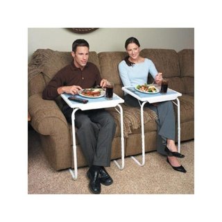 Mesa Plegable Ajustable Multiusos para Sofá y Cama