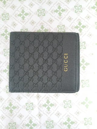 Billetera estilo Gucci Negra y Dorada