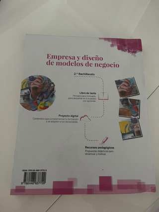 Empresa y diseño de modelos de negocio 2o Bachi...