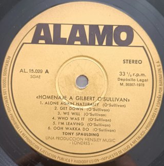 Vinilo Gilbert O'Sullivan - Tony Spaulding