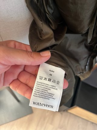 Parka Witteveen Talla 44 Verde Oliva