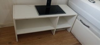 Mueble TV Negro y Blanco