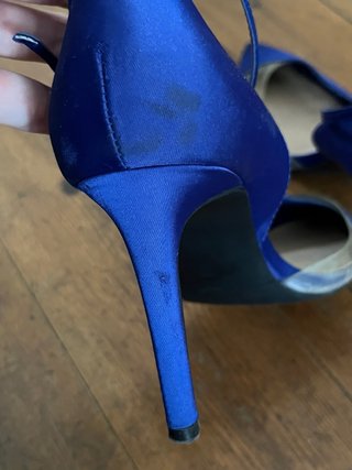 Tacones azules Stradivarius