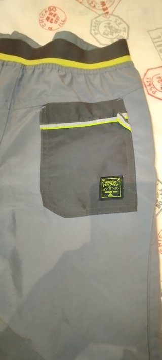 Pantalón corto niño senderismo Decathlon gris