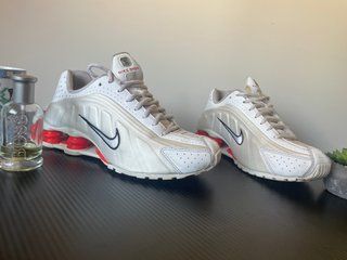 Nike Shox R4 OG Blanco Naranja Impecables