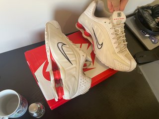 Nike Shox R4 OG Blanco Naranja Impecables