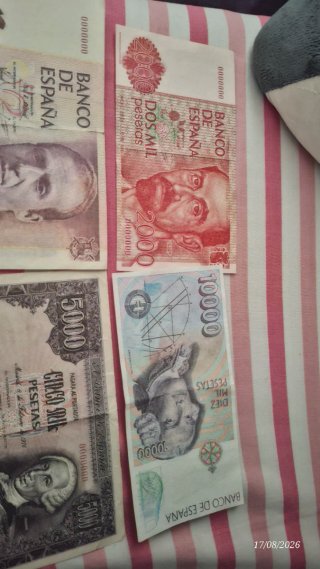 Billetes Antiguos Pesetas Reproducciones