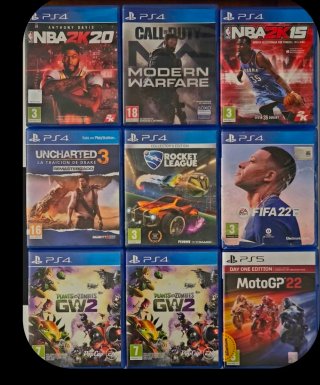 Lote 8 Videojuegos PS4: NBA 2K20, , FIFA