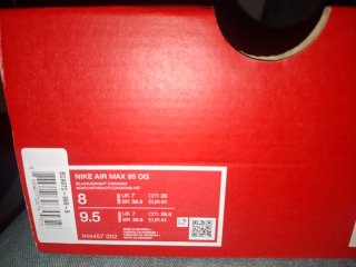 Nike Air Max 95 OG Gris Rojo NUEVAS