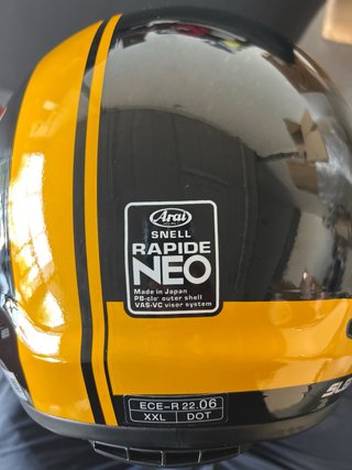 Arai Rapide Neo XXL Negro/Amarillo